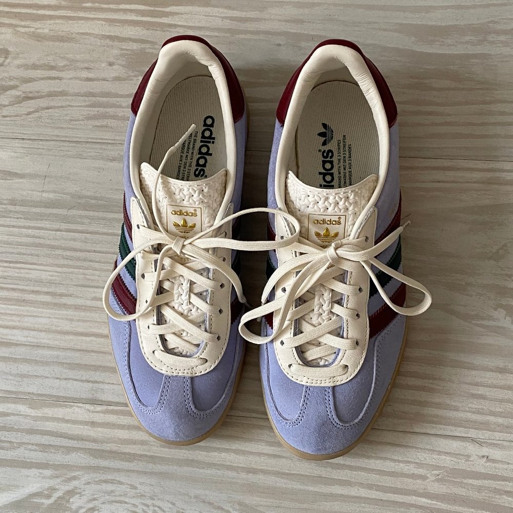 Adidas Originals Gazelle Indoor Shoes 'Blue Dawn Collegiate Burgundy'